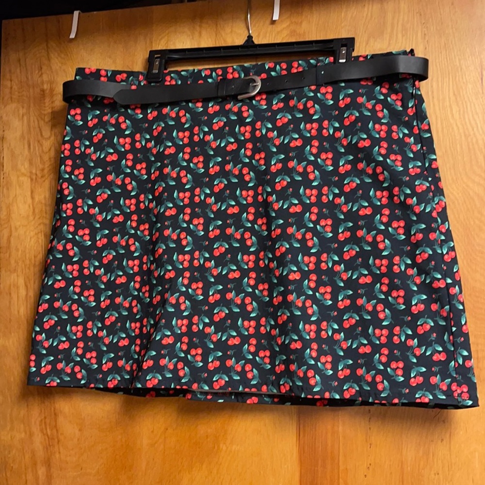 Forever 21 Cherry-print Skirt